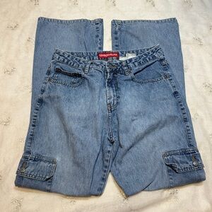 Vintage Y2K Union Bay Washed Cargo Pants – Size 9 / 27 Waist